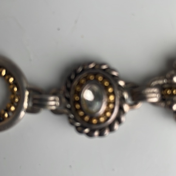 Bracelet purple silver gold - Picture 4 of 11